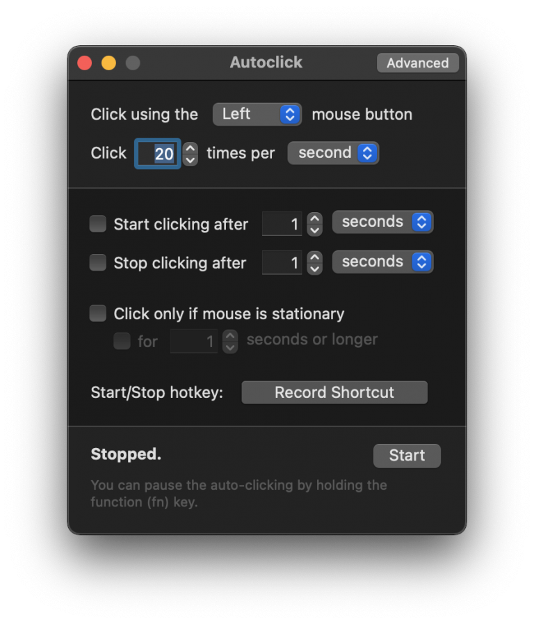 mac auto clicker